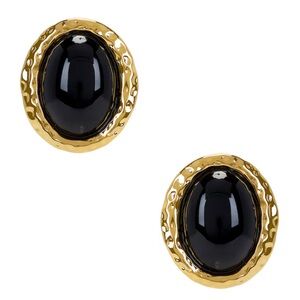 Heaven Mayhem Beverly Earrings in Gold & Black